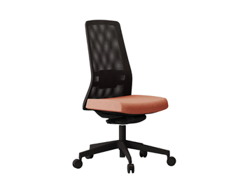 RASSEGNA - Height-adjustable fabric office chair with castors by Las Mobili - view 2